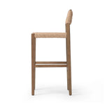 Featuring Hamlin Double Twisted Paper Cord Bar Stool by Four Hands at Amethyst Home. The Hamlin Double Twisted Paper Cord Bar Stool is expertly crafted with durable, high-quality materials. Its unique cord design provides both style and support, making it the perfect addition to any space. With its sturdy construction, this stool offers long-lasting use for. Amethyst Home provides interior design, new home construction design consulting, vintage area rugs, and lighting in the Park City metro area.