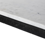 Featuring Hammered White Marble Iron Console Table by Four Hands at Amethyst Home. An open console table pairs a hand-hammered black iron base with a smooth white marble top, crafting a minimalist look with contrast. An open design creates endless possibilities for your media display and storage, or even styled in an entryway. Overall Dimensions: 78.00"w x. Amethyst Home provides interior design, new home construction design consulting, vintage area rugs, and lighting in the Washington metro area.