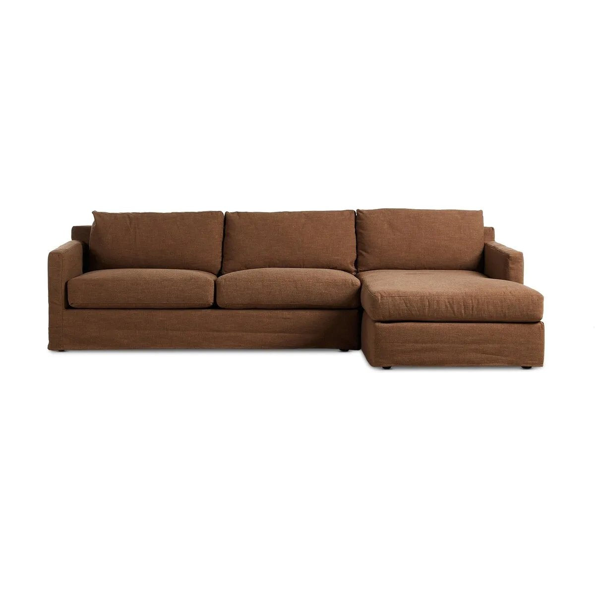Hampton Antwerp Cafe 2-Piece Right Chaise Slipcover Sectional | ready to ship!