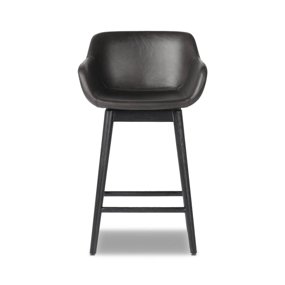 Hannah Sonoma Black Swivel Bar + Counter Stool
