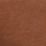 A midcentury-inspired counter stool gets refreshed with a modern memory swivel and chestnut top-grain leather. Slim, tapered oak legs balance a curved seat Amethyst Home provides interior design, new home construction design consulting, vintage area rugs, and lighting in the Scottsdale metro area.
