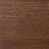 Design with flexibility. Finished in a warm toasted walnut, an oval acacia tabletop, cone-tapered legs and iron detailing speak to Scandinavian modernism. Expansion from 84" to 104" means more space when company calls Amethyst Home provides interior design, new home construction design consulting, vintage area rugs, and lighting in the Miami metro area.