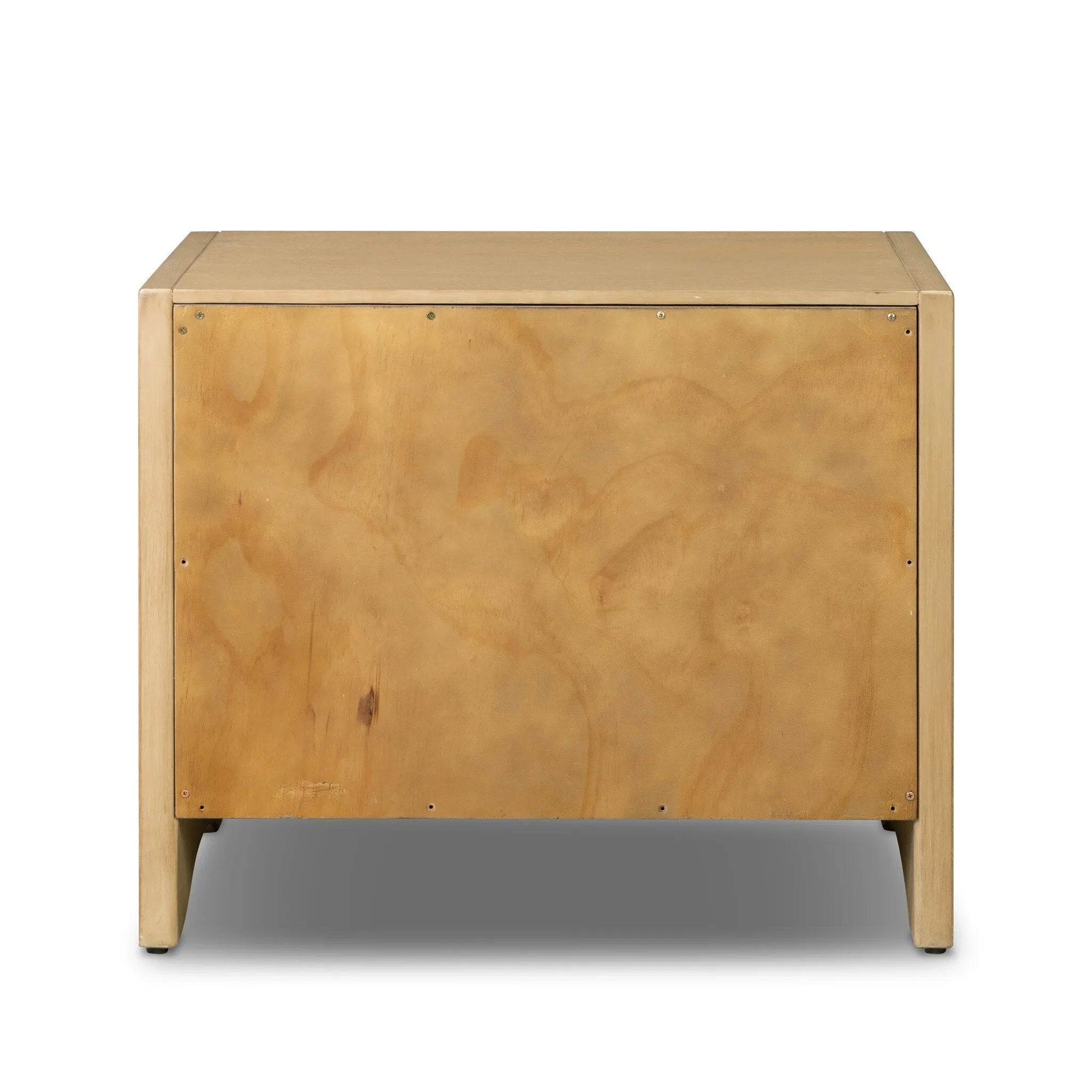 Simple while detailed, this nightstand's trimmed out scallop reeding adds subtle movement and soft texture, complemented by arched side panel legs. Two drawers plus an open shelf bring lots of storage space to the bedside.As enthusiasts of clean materials at Amethyst, we love the nature inspired Hazel Nightstand. Amethyst Home provides interior design, new home construction design consulting, vintage area rugs, and lighting in the Scottsdale metro area.