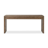 Featuring Henry Rustic Grey Veneer Desk by Four Hands at Amethyst Home. Made from solid reclaimed oak finished in a rustic grey, this slim-profile desk shapes subtly curved corners, bringing a handcrafted look to a minimalist form. Designed in partnership with longtime Four Hands collaborator Thomas Bina and Brazilian designer Ronald Sasson.Overall Dimensio. Amethyst Home provides interior design, new home construction design consulting, vintage area rugs, and lighting in the San Diego metro area.
