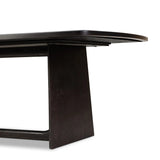 A timeless piece further elevated by its unique finish. Tark finish stops short of fully penetratung the wood, resulting in a beautiful, subtly plum-colored hue.As lovers of luxe materials at Amethyst, we love the optimistic inspired Hera Dining Table - Dark Tamo Ash. Amethyst Home provides interior design, new home construction design consulting, vintage area rugs, and lighting in the Park City metro area.