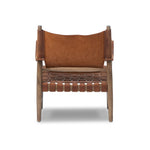 Featuring Ignacio Renault Cognac Chair by Four Hands at Amethyst Home. Reviving a vintage-inspired frame, this leather sling chair meets retro character with laid-back comfort. The tan leather sling back, shaped like a shield, adds bold style, while the woven seat provides a supportive, unique seating experience. Crafted from an ash wood frame with dowel constr. Amethyst Home provides interior design, new home construction design consulting, vintage area rugs, and lighting in the Omaha metro area.