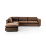 Inflated, pillow-inspired cushioning all around brings cozy comfort to the room. High-performance linen offers the best of both worlds on this plush and welcoming sectional. Amethyst Home provides interior design, new home construction design consulting, vintage area rugs, and lighting in the Winter Garden metro area.