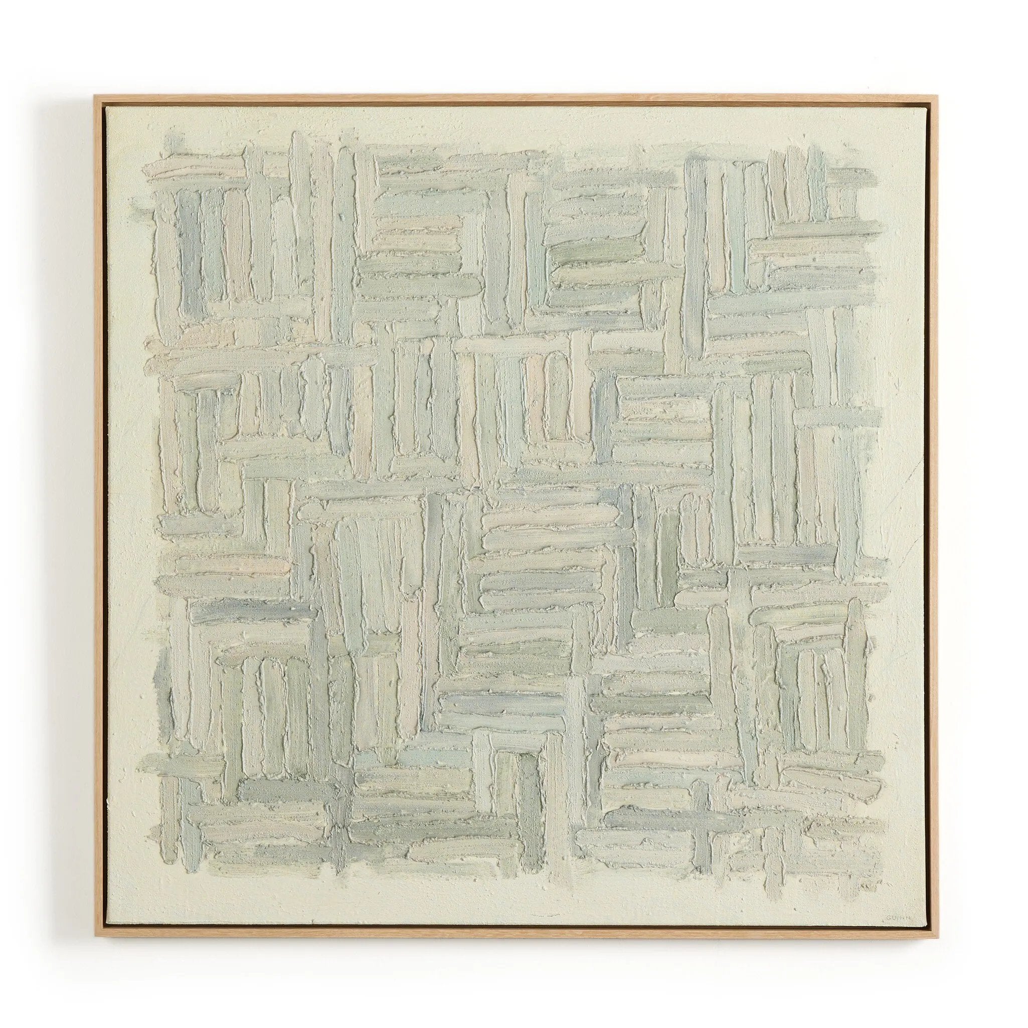 Based in Austin, Texas, abstract-expressionist painter Tyler Guinn looks to texture and organic sensibility to shape his wide variety of works, from geometric pieces and flowing landscapes to mark making and automatic writing. Handmade in Austin, Texas Amethyst Home provides interior design, new home construction design consulting, vintage area rugs, and lighting in the Seattle metro area.