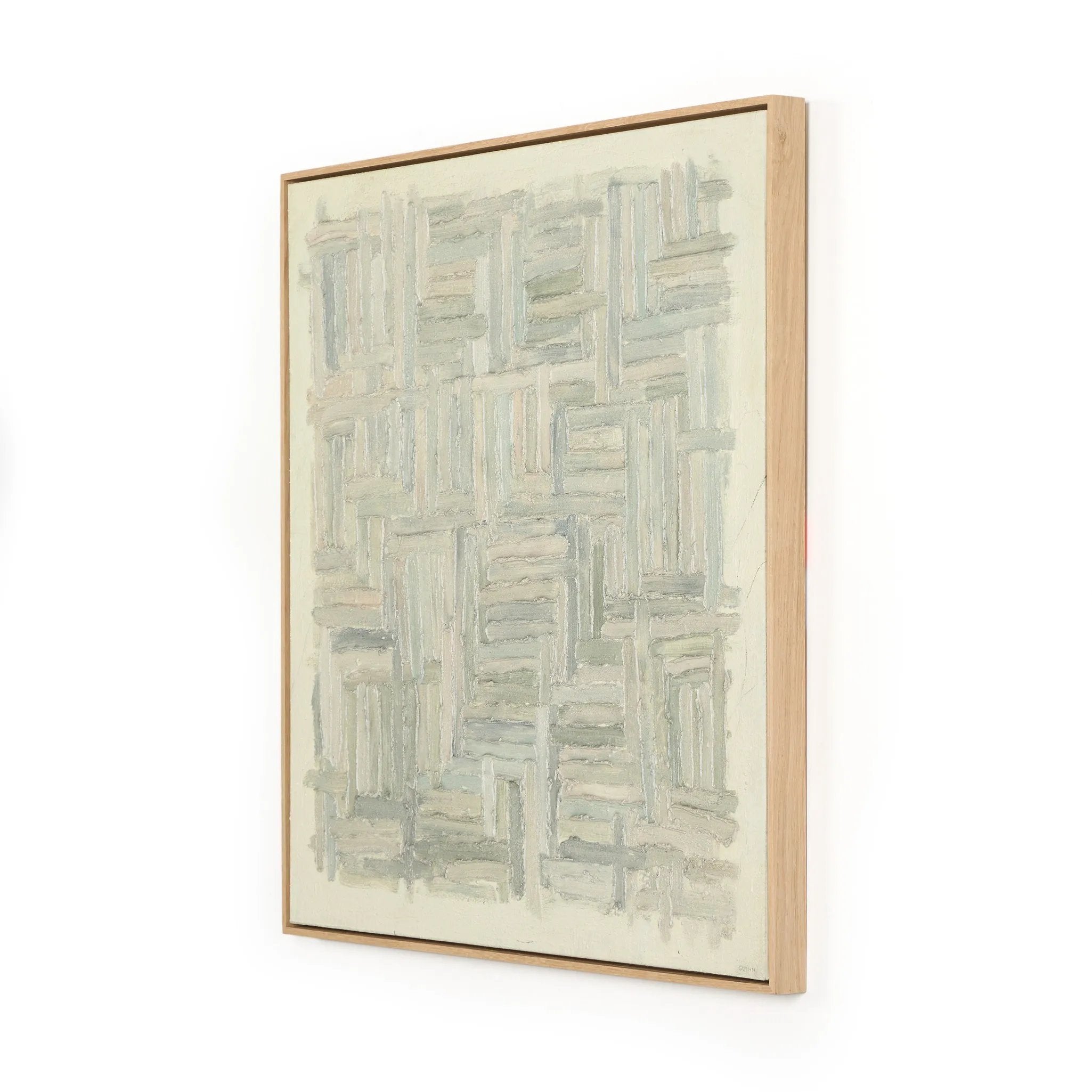 Based in Austin, Texas, abstract-expressionist painter Tyler Guinn looks to texture and organic sensibility to shape his wide variety of works, from geometric pieces and flowing landscapes to mark making and automatic writing. Handmade in Austin, Texas Amethyst Home provides interior design, new home construction design consulting, vintage area rugs, and lighting in the San Diego metro area.