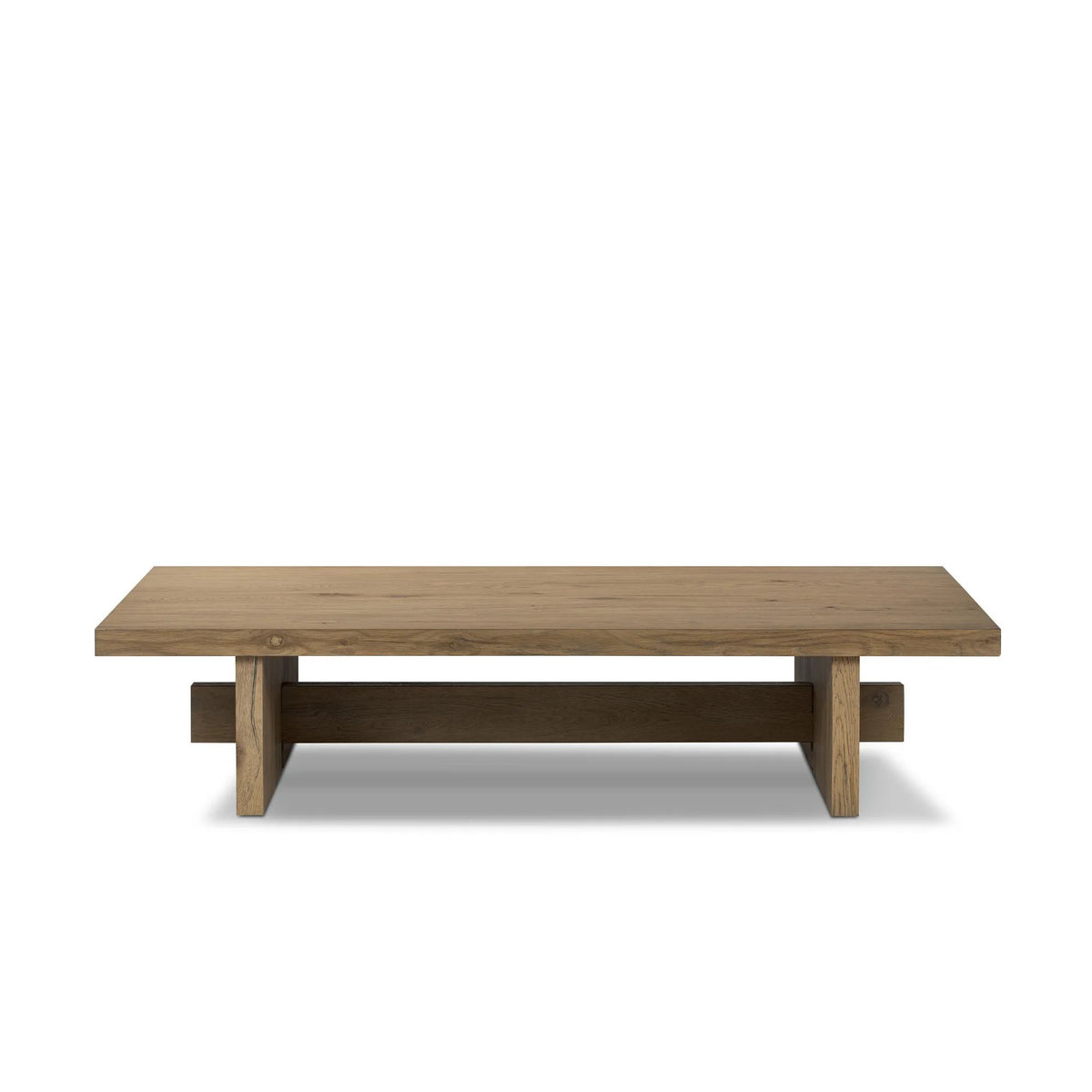 Isaac Rubbed Light Oak Coffee Table | ready to ship!