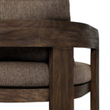 Featuring Jackson Ellor Brown Outdoor Dining Chair by Four Hands at Amethyst Home. Expertly crafted for outdoor dining, the Jackson Ellor Brown Dining Chair offers exceptional comfort and style. With its durable design, this chair is perfect for any backyard or patio. Enjoy a meal with family and friends while sitting in this sturdy and stylish dining . Amethyst Home provides interior design, new home construction design consulting, vintage area rugs, and lighting in the Salt Lake City metro area.