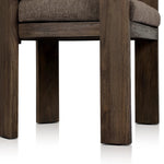 Featuring Jackson Ellor Brown Outdoor Dining Chair by Four Hands at Amethyst Home. Expertly crafted for outdoor dining, the Jackson Ellor Brown Dining Chair offers exceptional comfort and style. With its durable design, this chair is perfect for any backyard or patio. Enjoy a meal with family and friends while sitting in this sturdy and stylish dining chair. 
O. Amethyst Home provides interior design, new home construction design consulting, vintage area rugs, and lighting in the Tampa metro area.