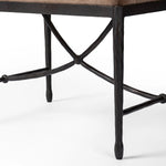 Featuring Jade Altair Mushroom Accent Stool by Four Hands at Amethyst Home. Channel Art Deco with a curved stretcher base of bronzed hammered iron and a velvety seat in a versatile earth tone. Style just about anywhere to create an extra surface or seat. Overall Dimensions: 24.25"w x 20.50"d x 19.00"h. Amethyst Home provides interior design, new home construction design consulting, vintage area rugs, and lighting in the Salt Lake City metro area.
