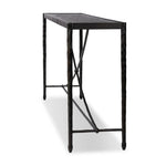 Channel Art Deco with a curved stretcher base of bronzed hammered iron. Style in the entryway, media room or any space that needs extra storage or display.As fans of luxe design at Amethyst, we love the optimistic inspired Jade Console Table. This item pairs well with other brands such as Verellen and is perfect for eclectic homes Amethyst Home provides interior design, new home construction design consulting, vintage area rugs, and lighting in the Dallas metro area.