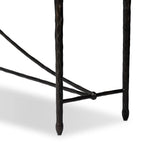 Channel Art Deco with a curved stretcher base of bronzed hammered iron. Style in the entryway, media room or any space that needs extra storage or display.As fans of luxe design at Amethyst, we love the optimistic inspired Jade Console Table. This item pairs well with other brands such as Verellen and is perfect for eclectic homes Amethyst Home provides interior design, new home construction design consulting, vintage area rugs, and lighting in the Newport Beach metro area.