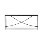 Channel Art Deco with a curved stretcher base of bronzed hammered iron. Style in the entryway, media room or any space that needs extra storage or display.As fans of luxe design at Amethyst, we love the optimistic inspired Jade Console Table. This item pairs well with other brands such as Verellen and is perfect for eclectic homes Amethyst Home provides interior design, new home construction design consulting, vintage area rugs, and lighting in the Portland metro area.
