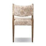 A midcentury-inspired piece brought to modern times. A supportive, sling-style back and seat cushion are upholstered in a soft, velvety fabric, with toasted oak armless framing Amethyst Home provides interior design, new home construction design consulting, vintage area rugs, and lighting in the Laguna Beach metro area.