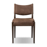 A midcentury-inspired piece brought to modern times. A supportive, sling-style back and seat cushion are upholstered in a soft, velvety fabric, with toasted oak armless framing Amethyst Home provides interior design, new home construction design consulting, vintage area rugs, and lighting in the Kansas City metro area.