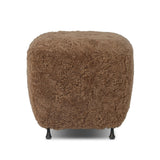 Small scale, big personality. This petite, shearling ottoman pairs a rounded upholstered seat with rugged, hammered black feet for a hand-crafted look.As lovers of modern materials at Amethyst, we love the nature inspired Joey Ottoman - Amber Shearling. This item pairs well with other brands such as Loloi Rugs and is perfect for coastal homes Amethyst Home provides interior design, new home construction design consulting, vintage area rugs, and lighting in the Alpharetta metro area.