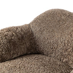 Featuring Julius Taupe Shearling Swivel Chair by Four Hands at Amethyst Home. With a supple pile that's soft to the touch, taupe shearling upholstery pairs with an S-spring seat and enveloped frame for an inviting look and feel on this 360-degree swivel chair.Overall Dimensions: 35.00"w x 36.00"d x 29.50"hWeight : 63.93 lbsMaterials: Shearling, Solid Para. Amethyst Home provides interior design, new home construction design consulting, vintage area rugs, and lighting in the Kansas City metro area.