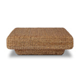Textural banana leaf is subtly bleached to bring a coastal look to this fully woven coffee table. Adds a casual, elevated element to the living space.As lovers of natural aesthetics at Amethyst, we love the designer inspired Keira Coffee Table. This item pairs well with other brands such as Surya and is perfect for color drenched homes Amethyst Home provides interior design, new home construction design consulting, vintage area rugs, and lighting in the Washington metro area.
