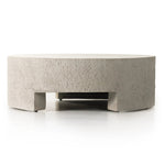 Heavy texture of pumice concrete with a smooth top sets this up as an essential transitional piece for any outdoor style. A statement cylindrical shape lifted by cutout legs contrasts bold design with an airy lightness. Cover or store indoors during inclement weather and when not in use Amethyst Home provides interior design, new home construction design consulting, vintage area rugs, and lighting in the Calabasas metro area.