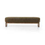 Featuring Kirby Sutton Olive Accent Bench by Four Hands at Amethyst Home. Style this modern accent bench just about anywhere. A cradle base of wire-brushed parawood supports heavily textured upholstered seating.Overall Dimensions: 75.50"w x 20.50"d x 20.50"hWeight : 67.24 lbsMaterials: 100% Polyester, Solid Parawood, Poplar Plywood. Amethyst Home provides interior design, new home construction design consulting, vintage area rugs, and lighting in the Seattle metro area.