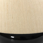 As lovers of modern aesthetics at Amethyst, we love the warm modern inspired Kiyo Table Lamp - Glossy Black Ceramic. This item pairs well with other brands such as Ethnicraft and is perfect for modern homes Amethyst Home provides interior design, new home construction design consulting, vintage area rugs, and lighting in the Salt Lake City metro area.