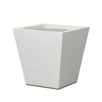 Cast black concrete forms a monolithic planter for use indoors and out. Cover or store indoors during inclement weather and when not in use Amethyst Home provides interior design, new home construction design consulting, vintage area rugs, and lighting in the Tampa metro area.