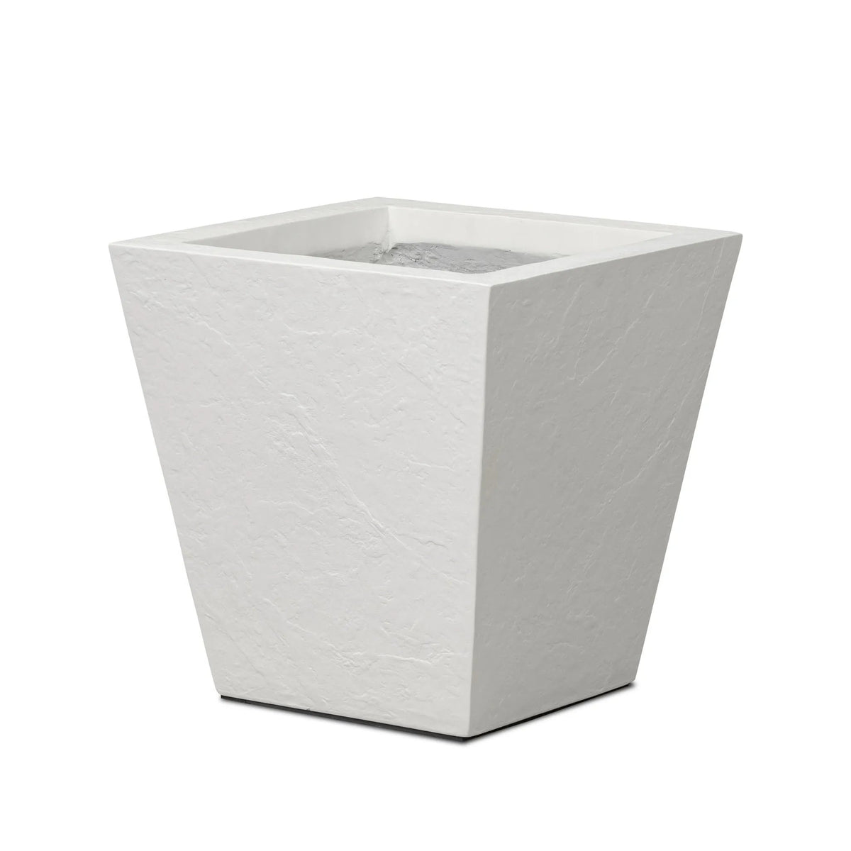 Koto Textured White Concrete Planter