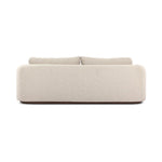 Settle into comfort outdoors. An inviting outdoor sofa features a rounded, inflated silhouette crafted from solid FSC®-certified teak. Finished in high-performance upholstery, with welcoming wide arms and loose back cushions for easy lounging. Cover or store indoors during inclement weather and when not in use Amethyst Home provides interior design, new home construction design consulting, vintage area rugs, and lighting in the Houston metro area.