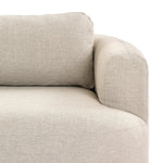 Settle into comfort outdoors. An inviting outdoor sofa features a rounded, inflated silhouette crafted from solid FSC®-certified teak. Finished in high-performance upholstery, with welcoming wide arms and loose back cushions for easy lounging. Cover or store indoors during inclement weather and when not in use Amethyst Home provides interior design, new home construction design consulting, vintage area rugs, and lighting in the Nashville metro area.