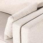 Traditional goes modern. Doubled-stacked arms and cushioning make for a layered look with maximum comfort, while high-performance upholstery is great for everyday lounging. Finished in an auburn walnut, a 360 plinth-style base offers a touch of contrast. Amethyst Home provides interior design, new home construction design consulting, vintage area rugs, and lighting in the Des Moines metro area.