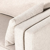 Traditional goes modern. Doubled-stacked arms and cushioning make for a layered look with maximum comfort, while high-performance upholstery is great for everyday lounging. Finished in an auburn walnut, a 360 plinth-style base offers a touch of contrast. Amethyst Home provides interior design, new home construction design consulting, vintage area rugs, and lighting in the Des Moines metro area.