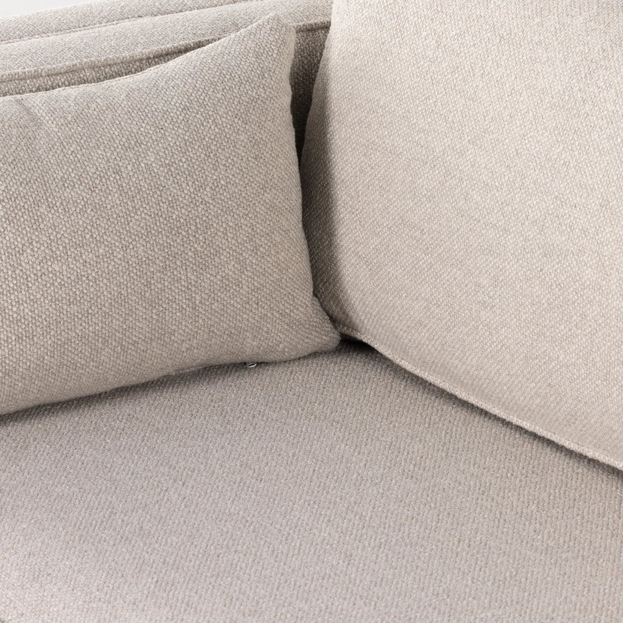 Traditional goes modern. Doubled-stacked arms and cushioning make for a layered look with maximum comfort, while high-performance upholstery is great for everyday lounging. Finished in an auburn walnut, a 360 plinth-style base offers a touch of contrast. Amethyst Home provides interior design, new home construction design consulting, vintage area rugs, and lighting in the Nashville metro area.