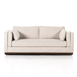 Traditional goes modern. Doubled-stacked arms and cushioning make for a layered look with maximum comfort, while high-performance upholstery is great for everyday lounging. Finished in an auburn walnut, a 360 plinth-style base offers a touch of contrast. Amethyst Home provides interior design, new home construction design consulting, vintage area rugs, and lighting in the Park City metro area.