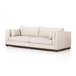 Traditional goes modern. Doubled-stacked arms and cushioning make for a layered look with maximum comfort, while high-performance upholstery is great for everyday lounging. Finished in an auburn walnut, a 360 plinth-style base offers a touch of contrast. Amethyst Home provides interior design, new home construction design consulting, vintage area rugs, and lighting in the Salt Lake City metro area.