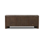 The traditional media console, elevated with mixed materials. Vein-rich marble tops an angular brown oak base, with three drawers flanked by cabinets for storage. Rear cutouts for cord management.As enthusiasts of wabi sabi design at Amethyst, we love the designer inspired Lawson Media Console. Amethyst Home provides interior design, new home construction design consulting, vintage area rugs, and lighting in the Los Angeles metro area.