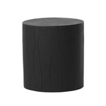 Ground any room with a style inspired by the beautiful simplicity of nature. Made of black-finished resin, the form for this special piece is molded from a tree trunk that's been cut into a circle, then cast in resin to recreate the same  texture of the trunk, even the saw marks where it was cut — talk about a true statement piece Amethyst Home provides interior design, new home construction design consulting, vintage area rugs, and lighting in the Park City metro area.