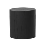 Ground any room with a style inspired by the beautiful simplicity of nature. Made of black-finished resin, the form for this special piece is molded from a tree trunk that's been cut into a circle, then cast in resin to recreate the same  texture of the trunk, even the saw marks where it was cut — talk about a true statement piece Amethyst Home provides interior design, new home construction design consulting, vintage area rugs, and lighting in the Park City metro area.