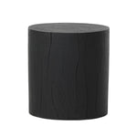 Ground any room with a style inspired by the beautiful simplicity of nature. Made of black-finished resin, the form for this special piece is molded from a tree trunk that's been cut into a circle, then cast in resin to recreate the same  texture of the trunk, even the saw marks where it was cut — talk about a true statement piece Amethyst Home provides interior design, new home construction design consulting, vintage area rugs, and lighting in the Washington metro area.