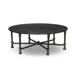 Cast aluminum shapes this statement outdoor coffee table. Each of the six legs features turned detailing, finished in a distressed bronze that highlights the subtle movement of the material. A design collaboration by Amber Lewis and Four Hands. This item has limited online distribution and may not be sold on websites without prior approval. Amethyst Home provides interior design, new home construction design consulting, vintage area rugs, and lighting in the Winter Garden metro area.