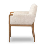 Featuring Ledger Somerton Ash Dining Chair by Four Hands at Amethyst Home. A box-profile dining chair that’s all about comfort. Exposed oak legs flow seamlessly into the chair's upholstered arms, for a seamless look. Performance fabrics are specially created to withstand spills, stains, high traffic and wear, ensuring long-term comfort and unmatched dur. Amethyst Home provides interior design, new home construction design consulting, vintage area rugs, and lighting in the Winter Garden metro area.