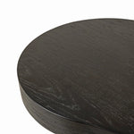 Featuring Leeds Ebony Veneer Desk by Four Hands at Amethyst Home. Substantial cylindrical legs support a kidney-shaped desk crafted in light black-finished oak veneer — a testament to form harmonizing with function.Overall Dimensions: 63.00"w x 31.50"d x 30.00"hWeight : 127.87 lbsMaterials: Oak Veneer. Amethyst Home provides interior design, new home construction design consulting, vintage area rugs, and lighting in the Dallas metro area.