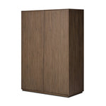 Made from rustic-finished oak with a plinth-style base, clean angles and linear reeding define this midcentury-spirited cabinet. Fully finished interior for a beautiful look inside and out. Designed in partnership with longtime Four Hands collaborator Thomas Bina and Brazilian designer Ronald Sasson. Amethyst Home provides interior design, new home construction design consulting, vintage area rugs, and lighting in the Portland metro area.