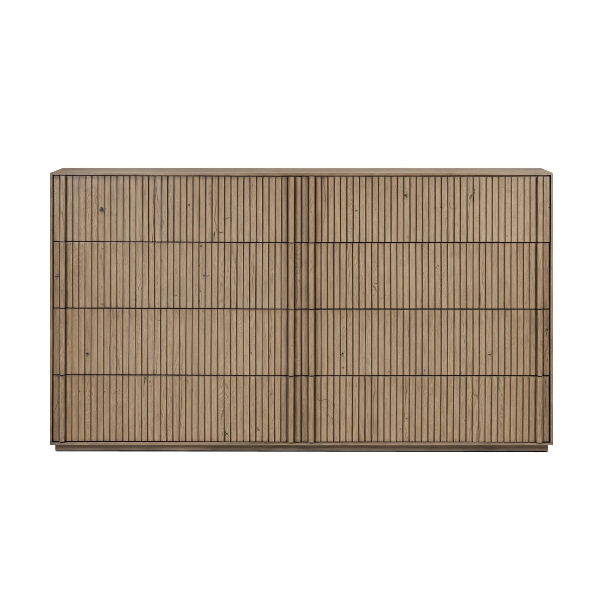 Leo Rustic Grey 8 Drawer Dresser | shipping 09/16/2025