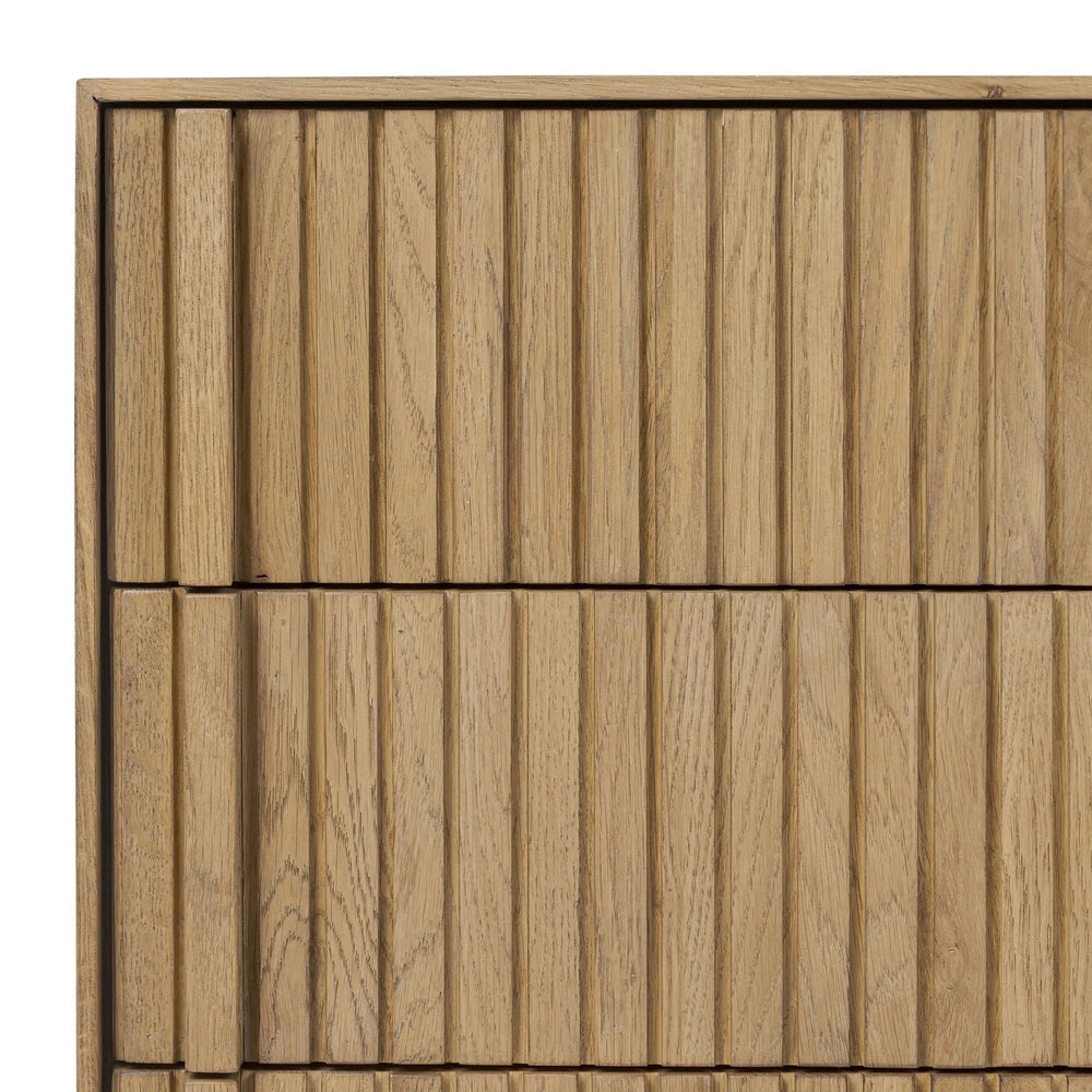 Leo Rustic Light Natural Oak Nightstand | ready to ship!