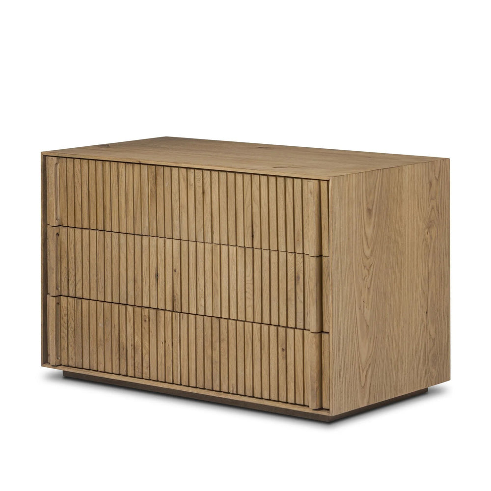 Leo Rustic Light Natural Oak Nightstand | ready to ship!