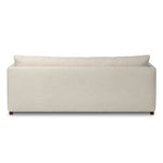 This cleverly designed sleeper sofa hides a Queen-sized sleeping surface within its modern silhouette. With a simple roll-out and counterbalanced mechanism, it effortlessly transforms into a bed, making it a space-saving solution with hidden functionality. Amethyst Home provides interior design, new home construction design consulting, vintage area rugs, and lighting in the Dallas metro area.