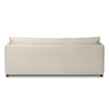 This cleverly designed sleeper sofa hides a Queen-sized sleeping surface within its modern silhouette. With a simple roll-out and counterbalanced mechanism, it effortlessly transforms into a bed, making it a space-saving solution with hidden functionality. Amethyst Home provides interior design, new home construction design consulting, vintage area rugs, and lighting in the Dallas metro area.